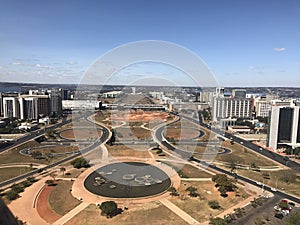 Aerial view of Brasilia photo