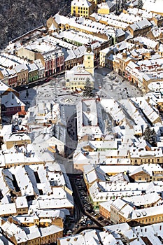 Aerial view of the Brasov Counsel House photo