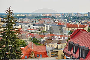 Aerial view of Bratislava