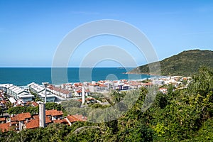 Aerial view of Brava Beach - Florianopolis, Santa Catarina, Brazil