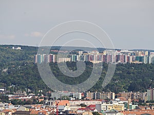 Aerial view of Brno