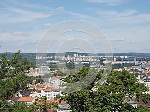 Aerial view of Brno