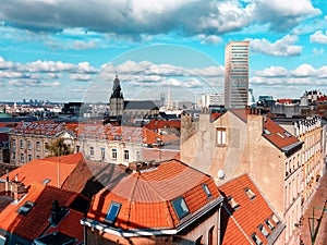 Aerial view of bruxelles belgium