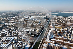 Aerial view from Bucharest