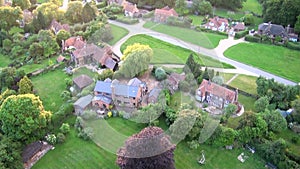 Aerial view of Buckinghamshire Landscape