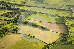 Aerial view of Buckinghamshire Landscape photo