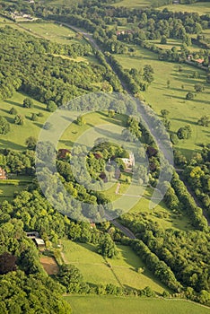 Aerial view of Buckinghamshire Landscape photo