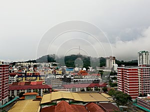 Aerial view of Bukit Timah hill