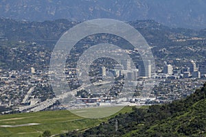 Aerial view of the Burbank aera photo