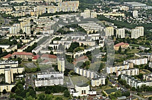 Aerial view - Bydgoszcz, Poland