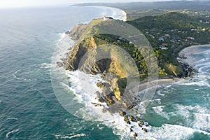 Aerial view of Byron Bay photo