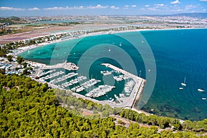 Aerial view on Cagliari; sardinia. photo