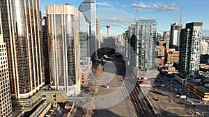 Aerial view of Calgary, Alberta