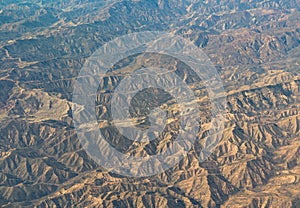 Aerial view of California San Andreas photo