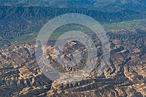 Aerial view of California San Andreas photo