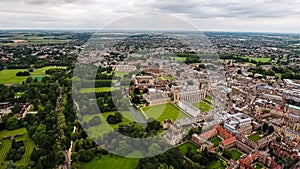 Aerial View of Cambridge University photo