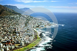 Aerial view of Cape Town, South Africa