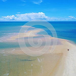 Aerial view of CaraÃ­va & Corumbau beaches, Porto Seguro, Bahia, Brazil