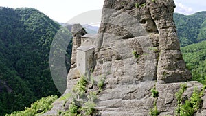 Aerial view of Castello della Pietra in Italy