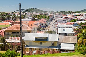 Aerial view of Cayenne
