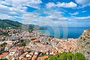 Aerial view of Cefalu