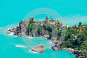 Aerial view of Cefalu