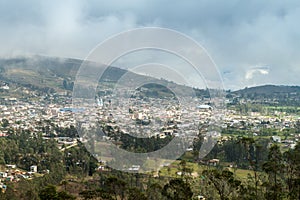 Aerial view of Celendin