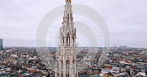 Aerial View Of The Center Of Brussels