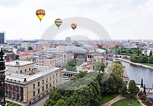Aerial view of central Berlin