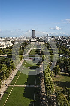 Aerial View on Champ de Mars