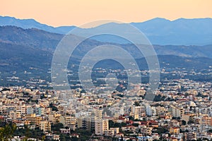 Aerial view of Chania, Crete