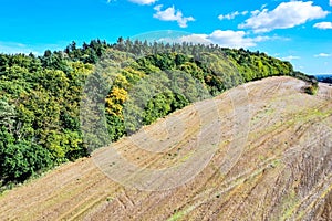 Aerial view of Chantry Down  Guildford England