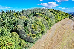 Aerial view of Chantry Down  Guildford England