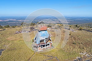 Aerial view of Chapada dos Guimaraes, Mato Grosso, Brazil