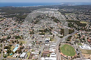 Aerial View of Charlestown - Newcastle Australia photo