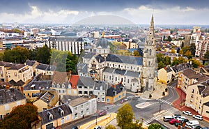 Aerial view of Chateauroux, France