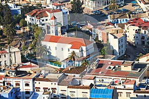 Aerial view of chefchaouen
