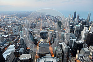 Aerial View of Chicago, Illinois