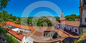 Aerial view of church of our lord Sao Domingo at Amarante, Portugal