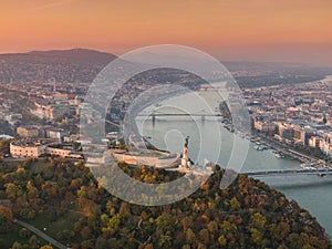 Aerial view of Citadella Budapest