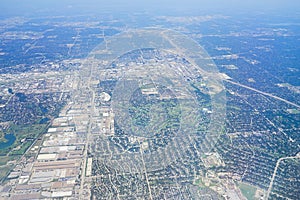 Aerial view of City of Dallas
