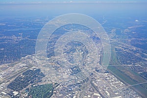 Aerial view of City of Dallas