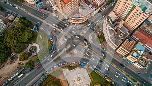 Aerial view of the city of Dar es Salaam