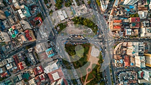 Aerial view of the city of Dar es Salaam