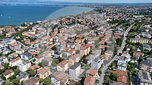 aerial view of the city Desenzano del Garda 01