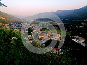 Aerial view of city hajira