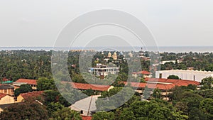 Aerial view of the city of Jaffna - Sri Lanka