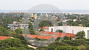 Aerial view of the city of Jaffna - Sri Lanka