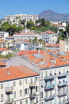Aerial view of city of Nice
