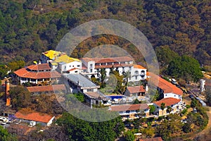 Aerial view of the city of taxco, in Guerrero, mexico VI